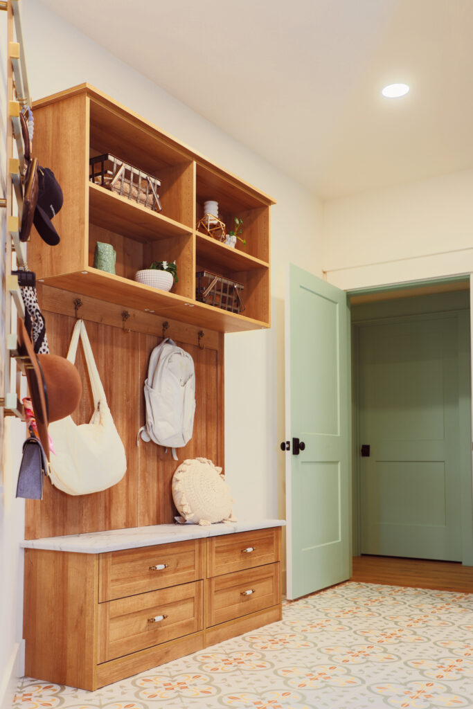 Custom Mudroom Storage