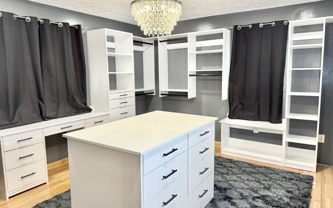Modern Walk-In Closet in Knoxville, TN