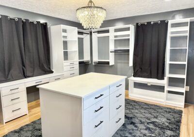 Modern Walk-In Closet in Knoxville, TN